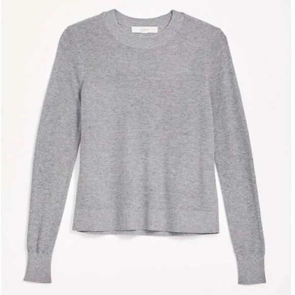 LOFT Sweaters - NWT LOFT Everyday Lofty Crew Sweater Grey Size LRG